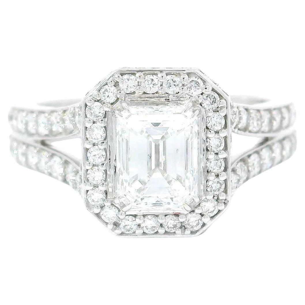 GIA Certified 1.01 Carat E Colour SI1 Clarity Diamond Ring