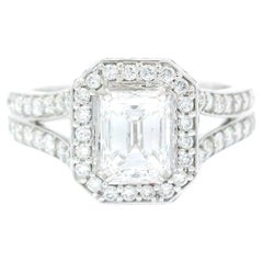 GIA Certified 1.01 Carat E Colour SI1 Clarity Diamond Ring