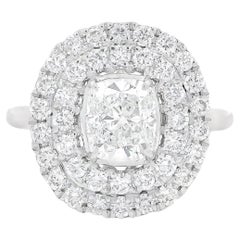 GIA Certified 1.01 Carat E Colour VS1 Clarity Diamond Ring