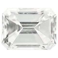 Diamant naturel de 1,01 carat de taille émeraude de couleur H et de pureté Vs1 certifié par le GIA