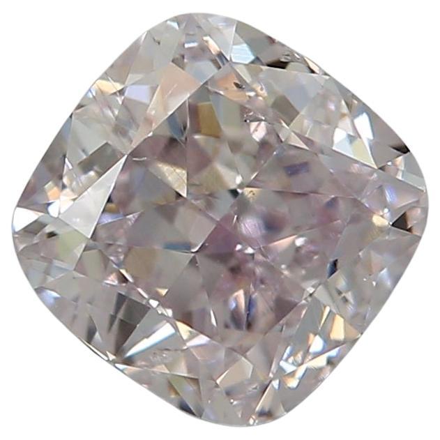 Diamant rose pâle de 1,01 carat de pureté SI1 certifié par le GIA