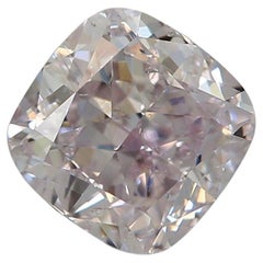 Diamant rose pâle de 1,01 carat de pureté SI1 certifié par le GIA