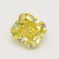 GIA Certified 1.01 Carat Fancy Deep Yellow VS2 Clarity Diamond