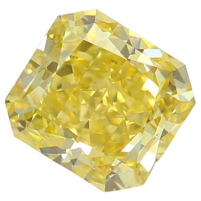 GIA Certified 1.01 Carat Fancy Deep Yellow VS2 Clarity Diamond