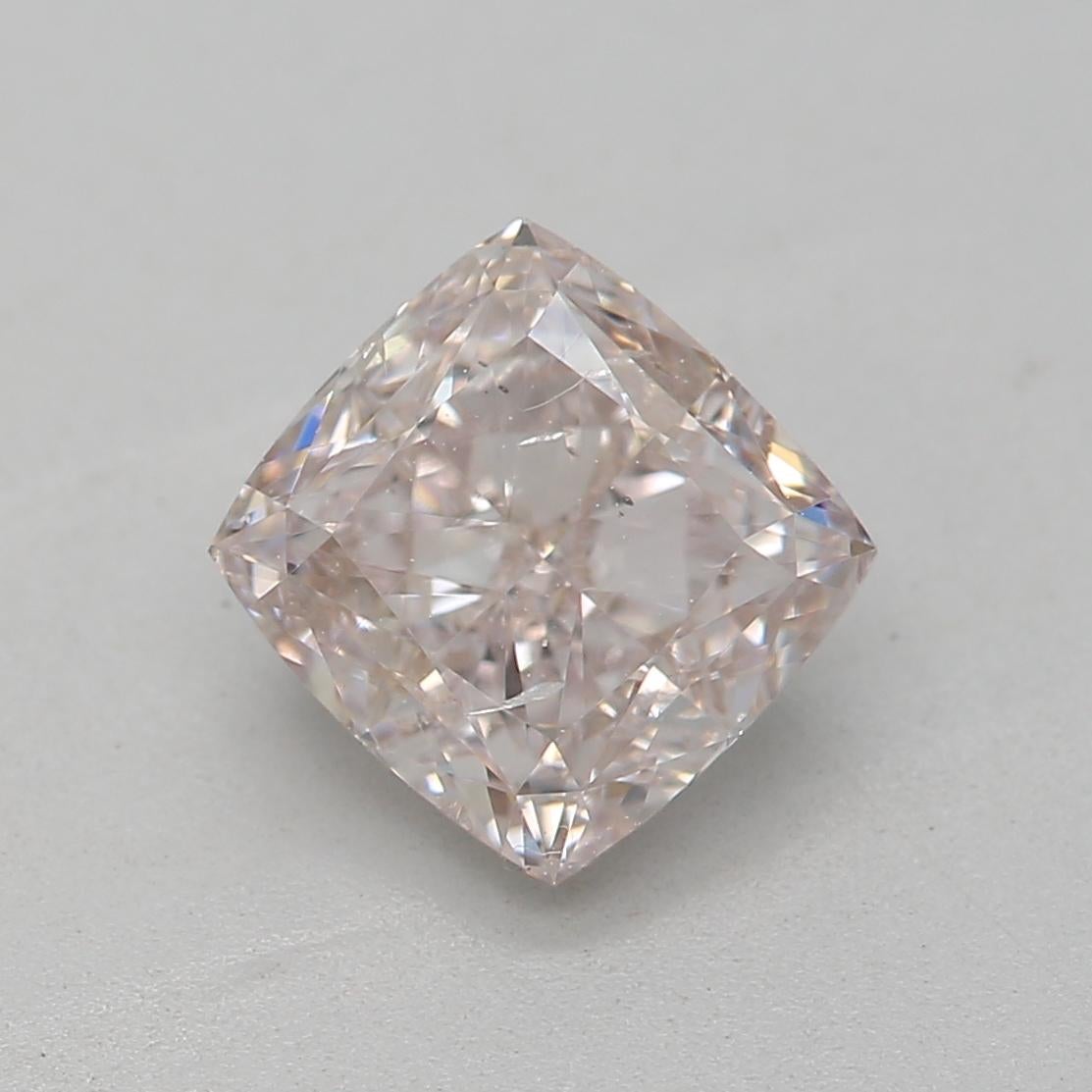 Certificate: GIA 
Report Number: 2225410923
Shape And Cut: Cushion
Carat Weight: 1.01 carat
Measurements: 5.54 x 5.39 x 3.57 mm
Color Grade: Fancy Light Brown Pink

FEATURES OF THE DIAMOND:

This fancy light brown pink diamond is a rare and