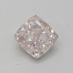GIA Certified 1.01 Carat Fancy Light Brown Pink SI2 Clarity Diamond