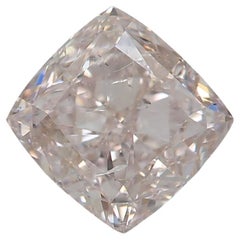 GIA Certified 1.01 Carat Fancy Light Brown Pink SI2 Clarity Diamond