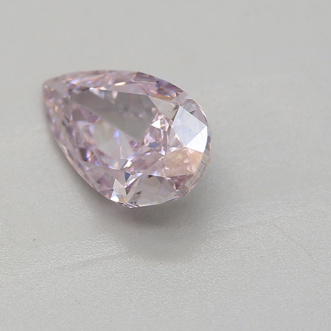 Women's or Men's GIA Certified 1.01 Carat Fancy Pink Purple SI2 Clarity Diamond For Sale