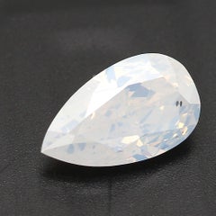 GIA Certified 1.01ct Pear Shape Fancy White Diamond by Colour Diam