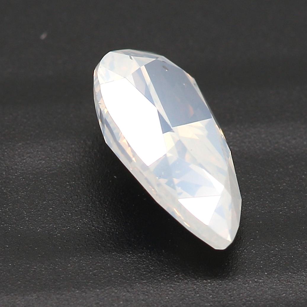 Women's or Men's GIA Certified 1.01 Carat Fancy White Diamond For Sale