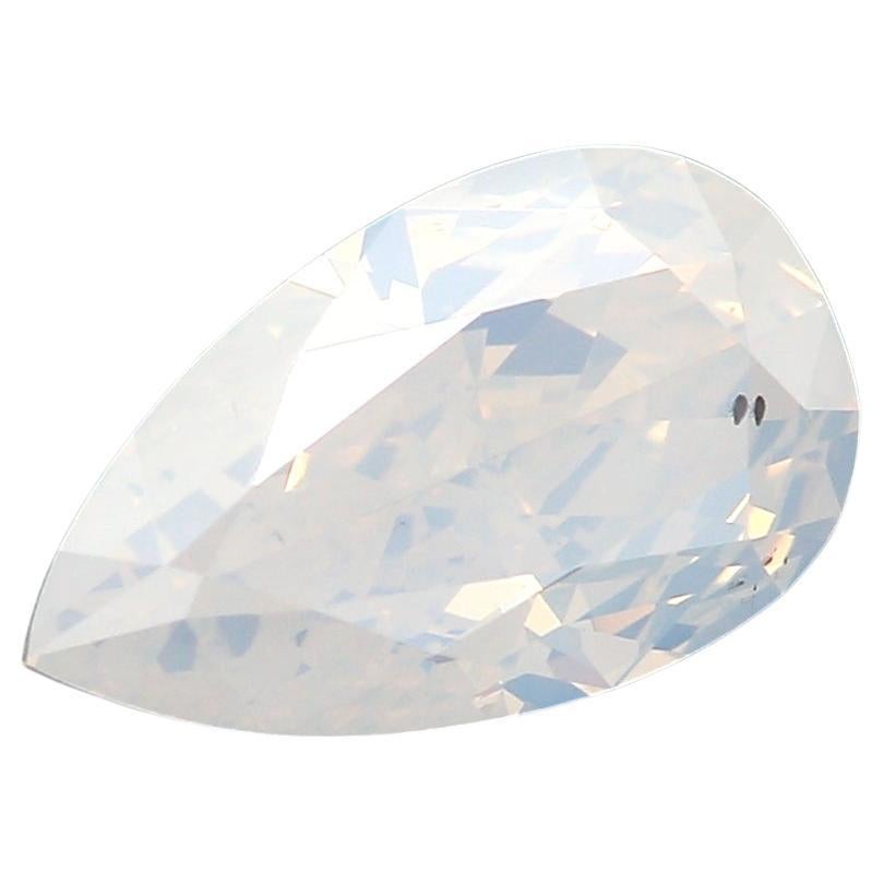 GIA Certified 1.01 Carat Fancy White Diamond For Sale