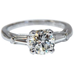 GIA zertifizierter 1,01 Karat L/VS1 Diamant-Verlobungsring Platin Prime*