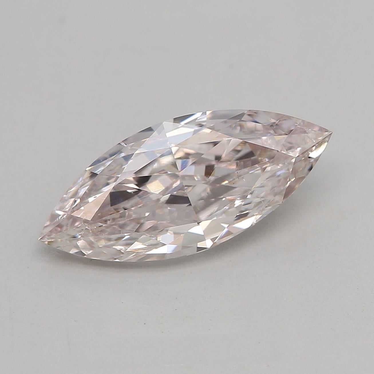 Certificate: GIA 
Report Number: 2231116873
Shape And Cut: Marquise
Carat Weight: 1.01 carat
Measurements: 11.23 x 4.84 x 2.88 mm
Color Grade: Light Pink

FEATURES OF THE DIAMOND:

This light pink diamond is a breathtaking and rare diamond known for