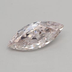 Diamant rose clair de 1,01 carat de pureté SI2 certifié par le GIA