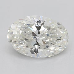 GIA Certified 1.01 Carat Oval Halo Half Eternity  Diamond Ring