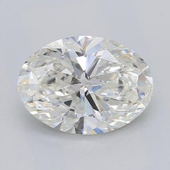 GIA Certified 1.01 Carat Oval Halo Triple Pave Band Diamond Ring
