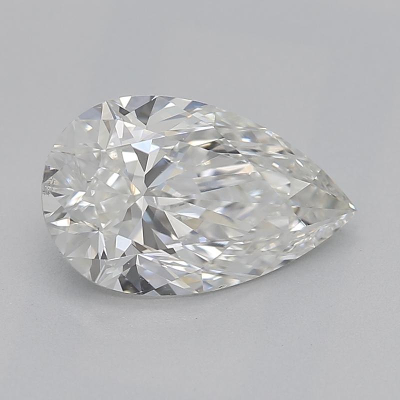Handcrafted in New York, this stunning diamond ring showcases a remarkable centerpiece with a captivating pear diamond of 1.01 , graded with exceptional clarity at SI1 and a brilliant H. Set in luxurious yellow gold , the ring is complemented by