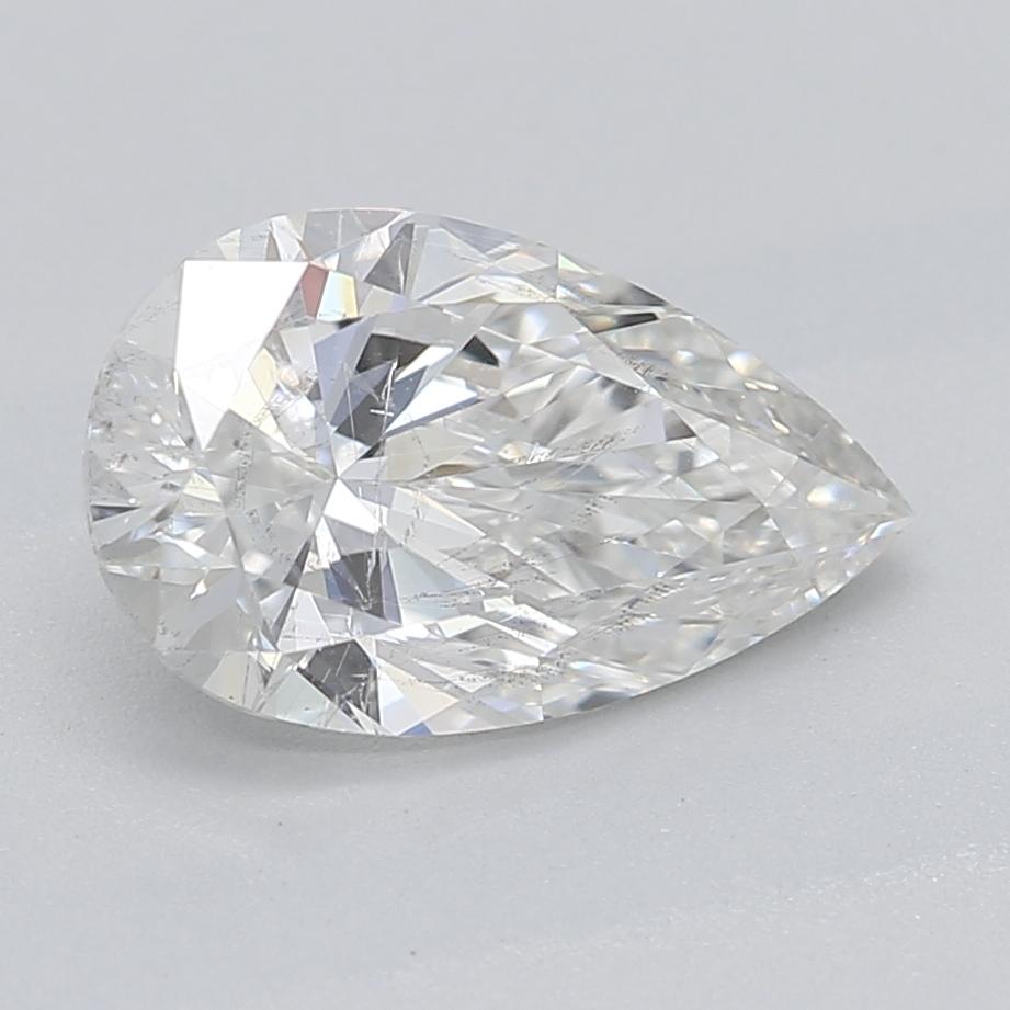 Anello con diamante solitario in platino certificato GIA da 1,01 carati con incastonatura a pera In condizioni Nuovo in vendita a New York, NY