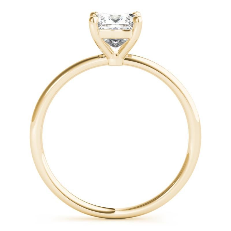 GIA-zertifizierter 1,01-Karat-Prinzessin-Solitär-Diamantring mit vier Zacken im Zustand „Neu“ im Angebot in New York, NY