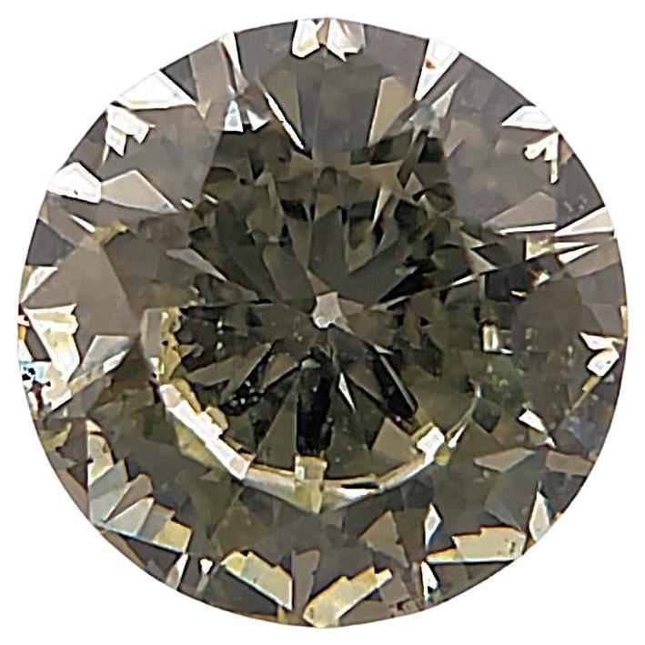 GIA Certified 1.01 TCW Round Q-R Natural Diamond