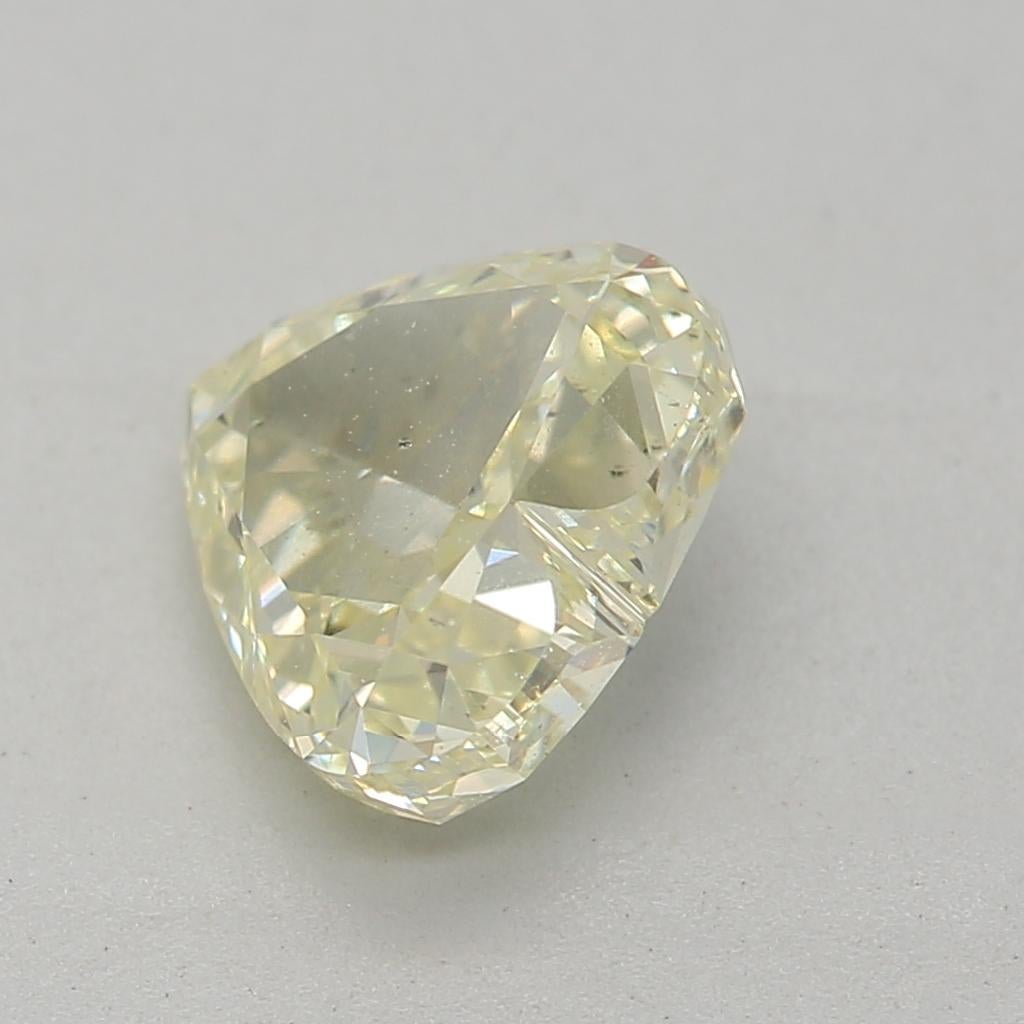 Heart Cut GIA Certified 1.01 W - X Colour SI1 Clarity Diamond For Sale