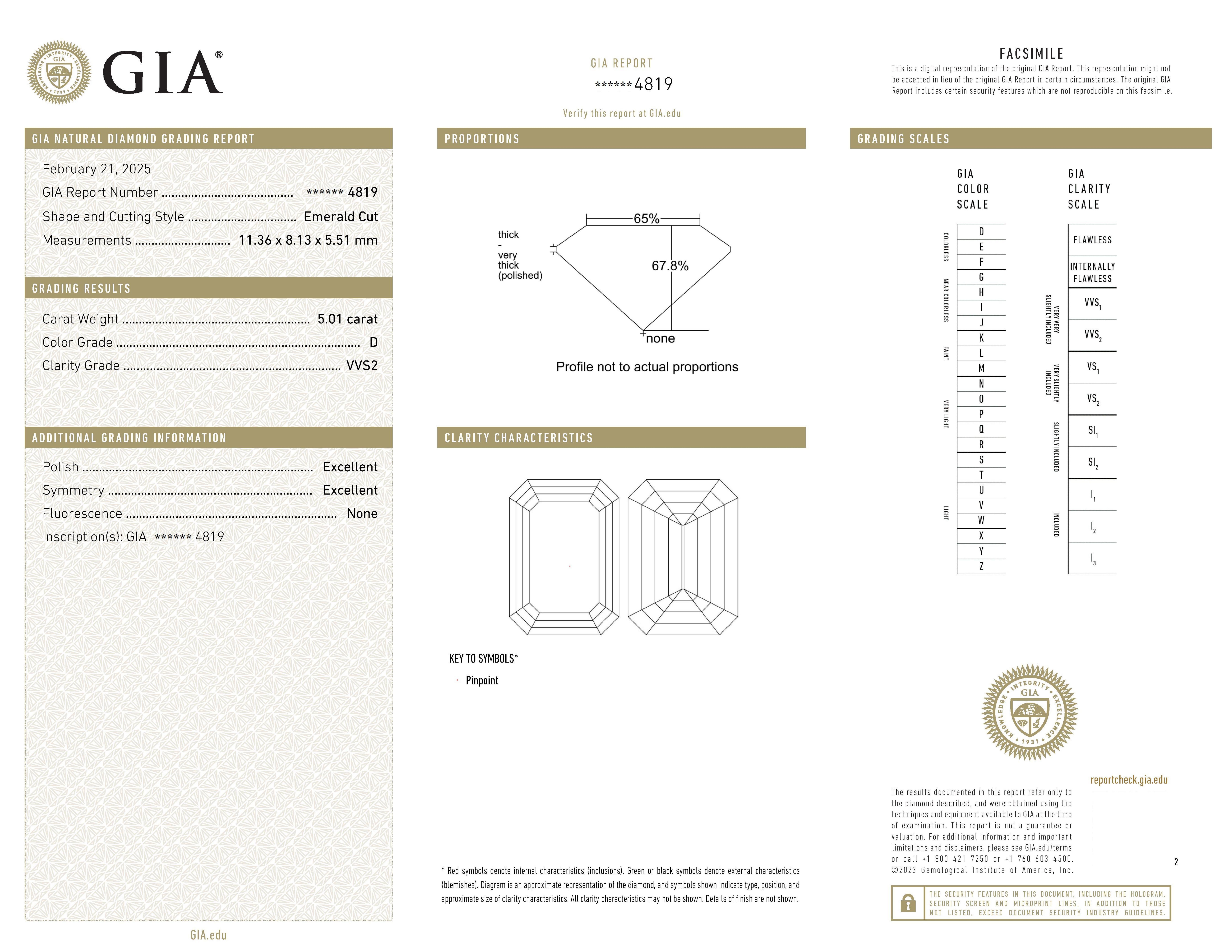 Taille émeraude Boucles d'oreilles en diamant certifié GIA de 10.12 carats, taille émeraude en vente