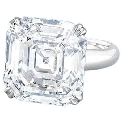 A GIA Certified 10.19-carat Asscher Cut Diamond Platinum Ring with G color, VVS2 clarity, and excellent polish and symmetry is a rare and luxurious choice. The Asscher cut’s deep step facets and high clarity will create a mesmerizing hall-of-mirrors