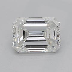 GIA Certified 1.01ct Emerald Cut Diamond Halo White Gold Pendant Necklace