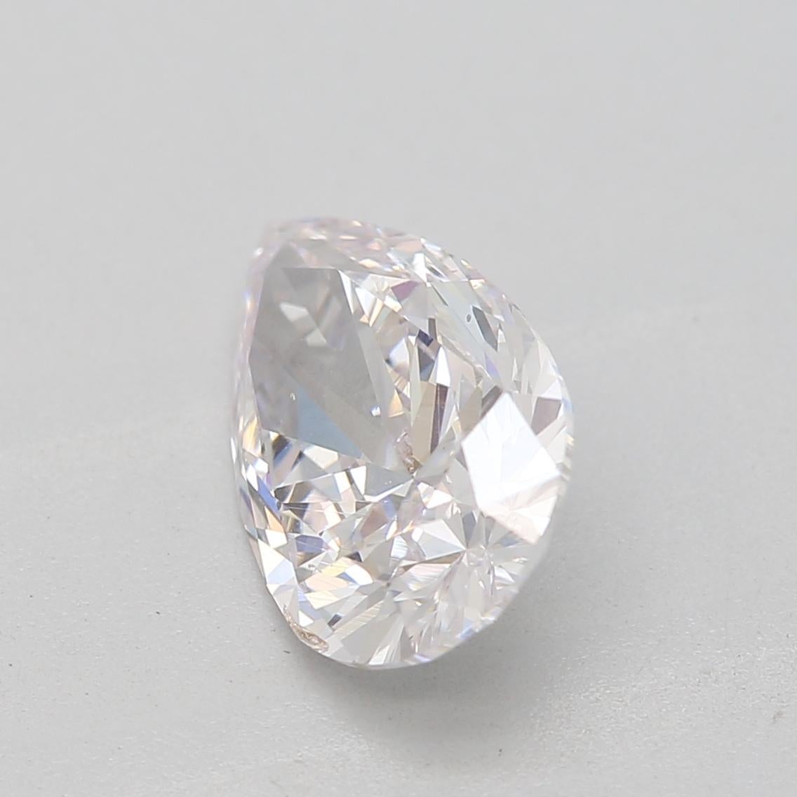 Pear Cut GIA Certified 1.02 Carat Faint Pink SI1 Clarity Diamond For Sale