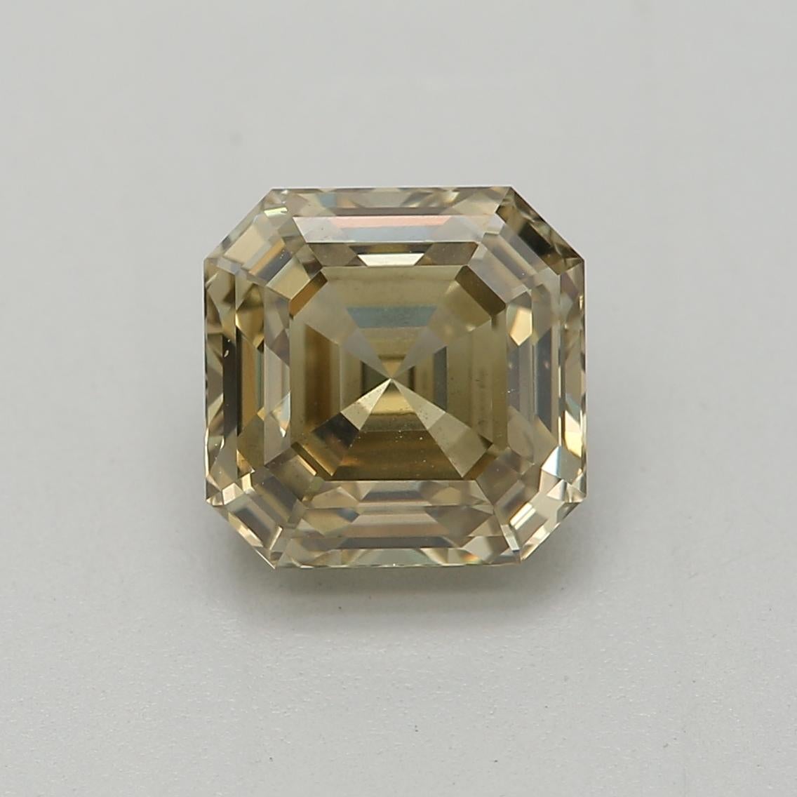 Certificato: GIA
Numero del rapporto: 2476039958
Forma e taglio: Asscher
Peso in carati: 1,02 carati
Misure: 5,55 x 5,54 x 3,69 mm
Grado di colore: Marrone scuro fantasia Giallo verdastro

Questo diamante fantasia marrone scuro verdastro è un