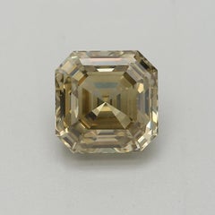 GIA Certified 1.02 Carat Fancy Dark Brown Greenish Yellow SI1 Clarity Diamond