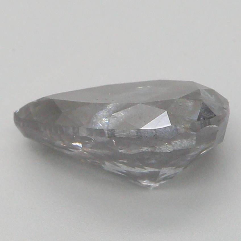 GIA-zertifiziert 1,02 Karat Fancy Dunkel Violett Grau I3 Reinheit Diamant im Zustand „Neu“ im Angebot in บางรัก, TH