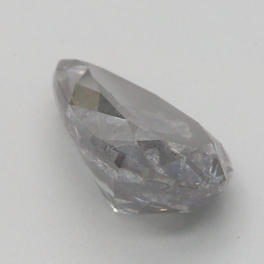 GIA-zertifiziert 1,02 Karat Fancy Dunkel Violett Grau I3 Reinheit Diamant für Damen oder Herren im Angebot