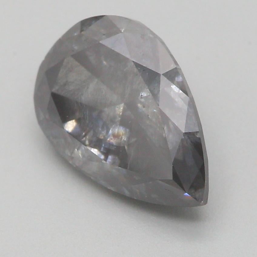 GIA-zertifiziert 1,02 Karat Fancy Dunkel Violett Grau I3 Reinheit Diamant im Angebot 5