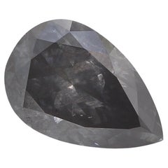 Diamant de pureté I3 de 1,02 carat de couleur gris violet foncé fantaisie certifié GIA