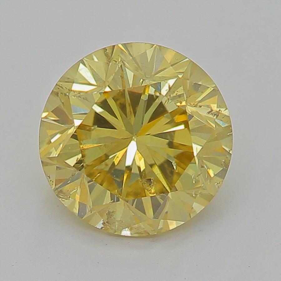 Certificat : GIA
Numéro de rapport : 6183883490
Forme et coupe : Rond
Poids en carats : 1.02 carat
Dimensions : 6,28 x 6,24 x 4,11 mm
Qualité de la couleur : Jaune brunâtre clair de fantaisie

CARACTÉRISTIQUES DU DIAMANT :

Ce diamant de couleur