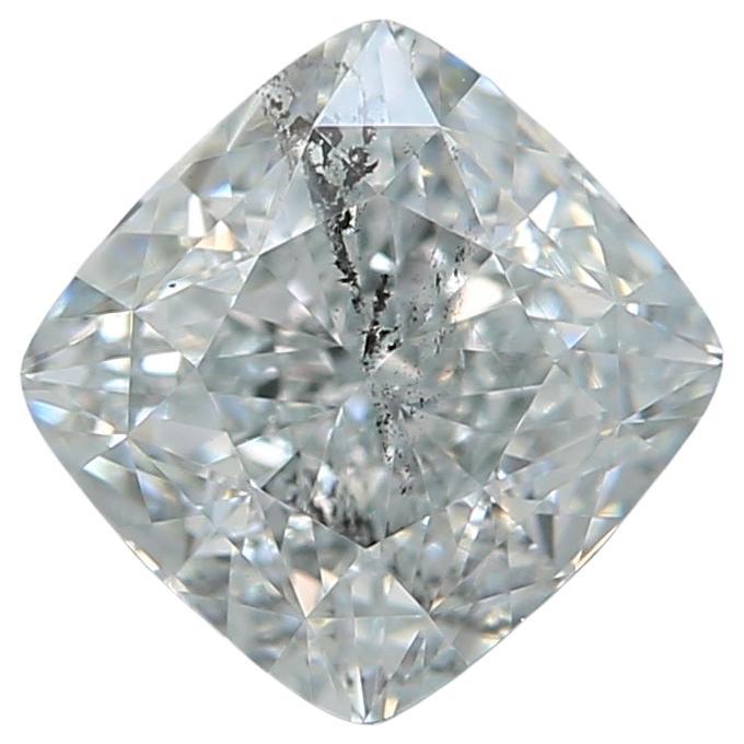 GIA Certified 1.02 Carat Fancy Light Gray Green I1 Clarity Diamond
