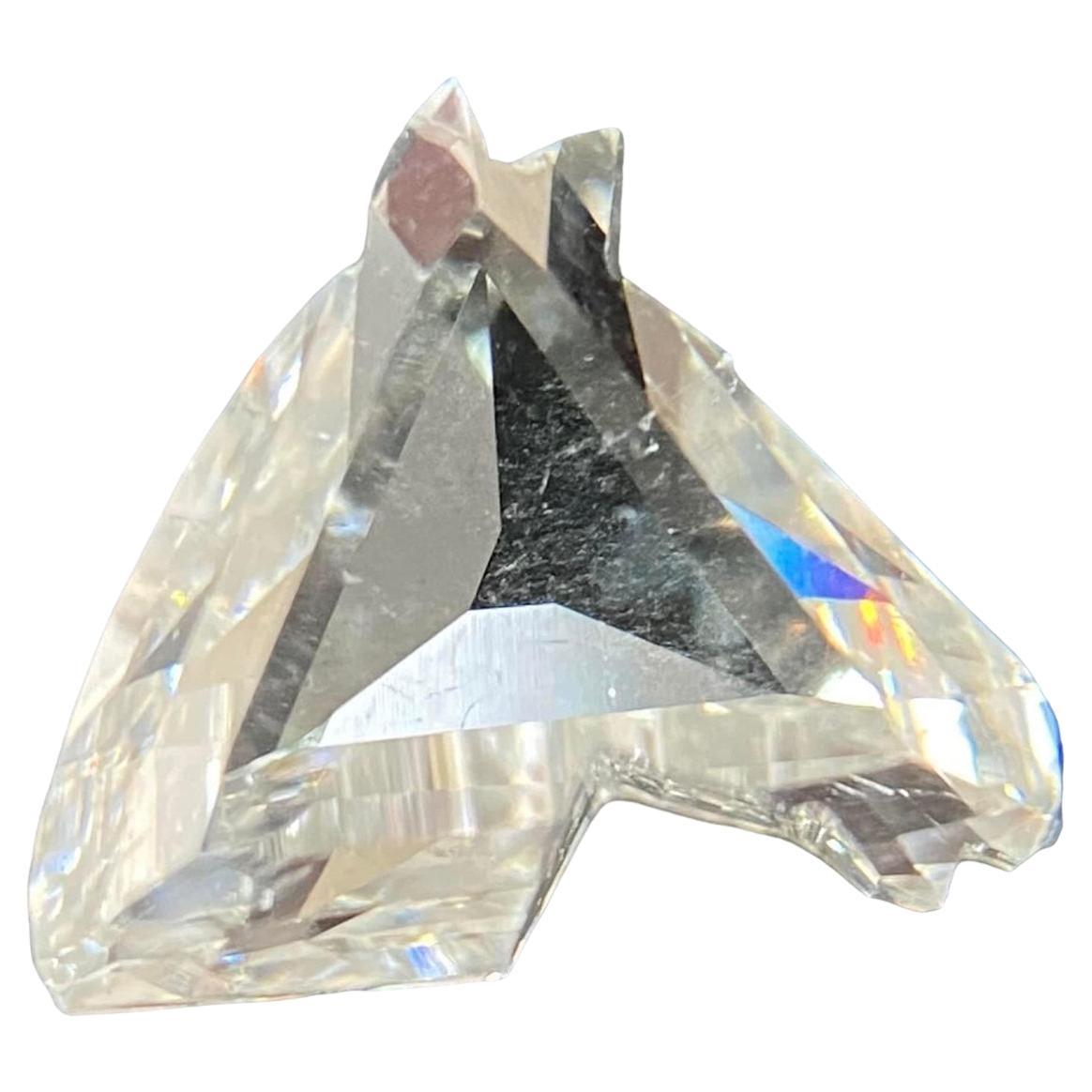 GIA Certified 1.02 Carat Horse Step Cut G Color SI1 Clarity Natural Diamond