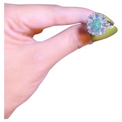 GIA Certified 1.02 Carat Light Greenish Yellow SI1 Clarity Diamond Ring