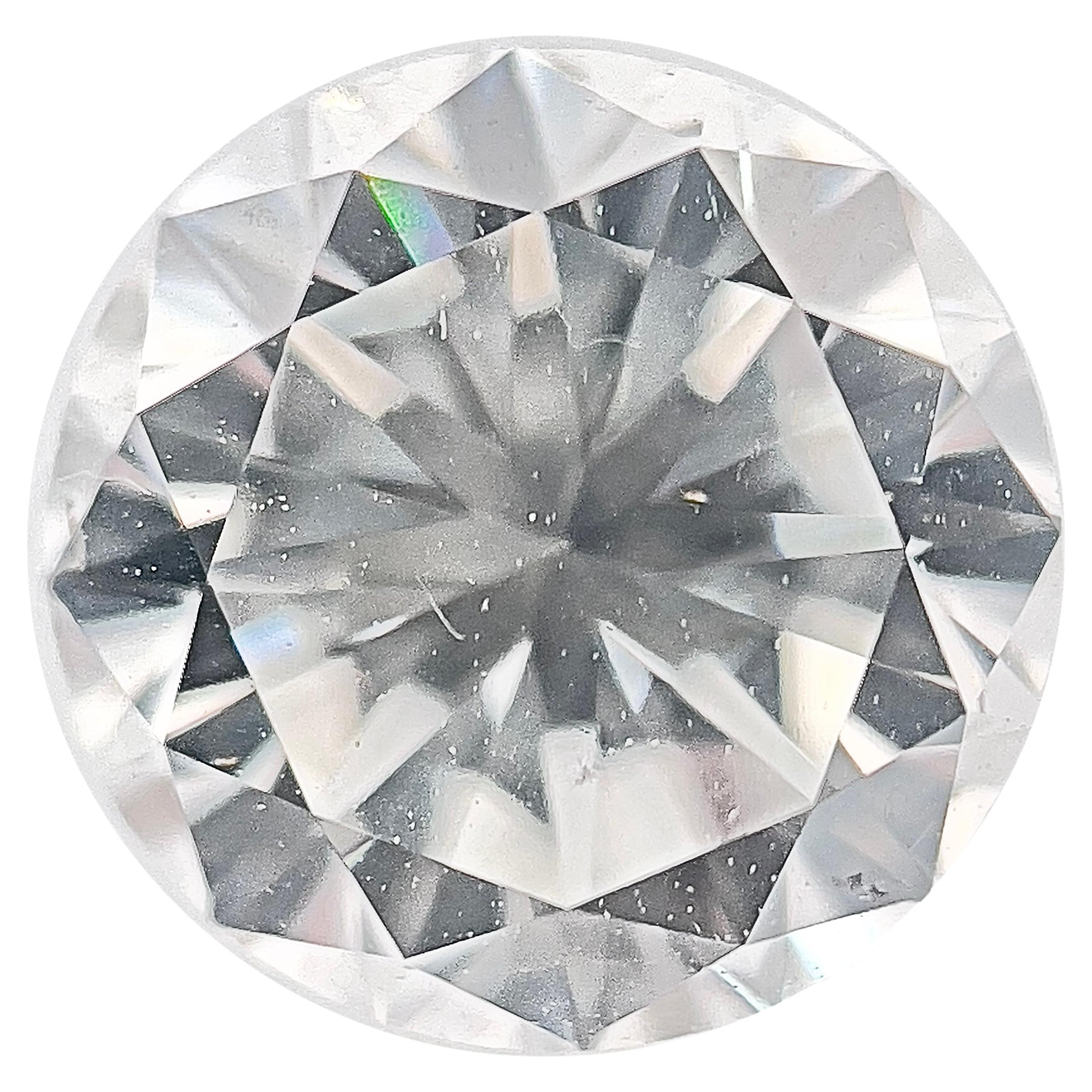 GIA Certified 1.02 Carat Round Brilliant G Color Vs2 Clarity Natural Diamond For Sale