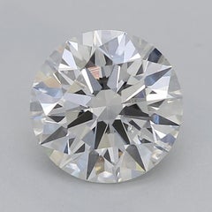 Bague à halo caché certifiée GIA de 1,02 carat de diamants ronds