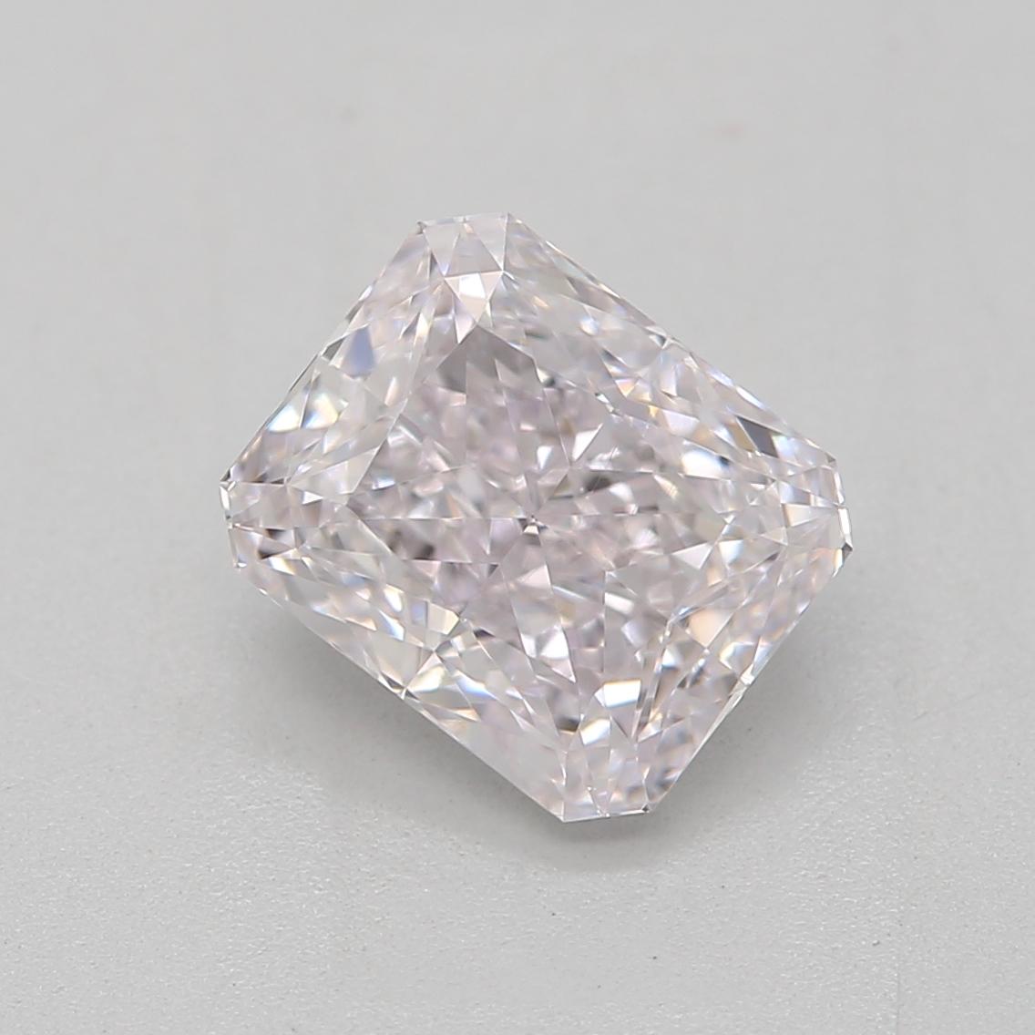 Certificate: GIA
Report Number: 2239044046
Shape And Cut: Radiant
Carat Weight: 1.02 carat
Measurements:  6.11 x 5.09 x 3.49 mm
Color Grade: Very Light Pink

 This diamond is slightly over the one-carat benchmark, which represents a significant