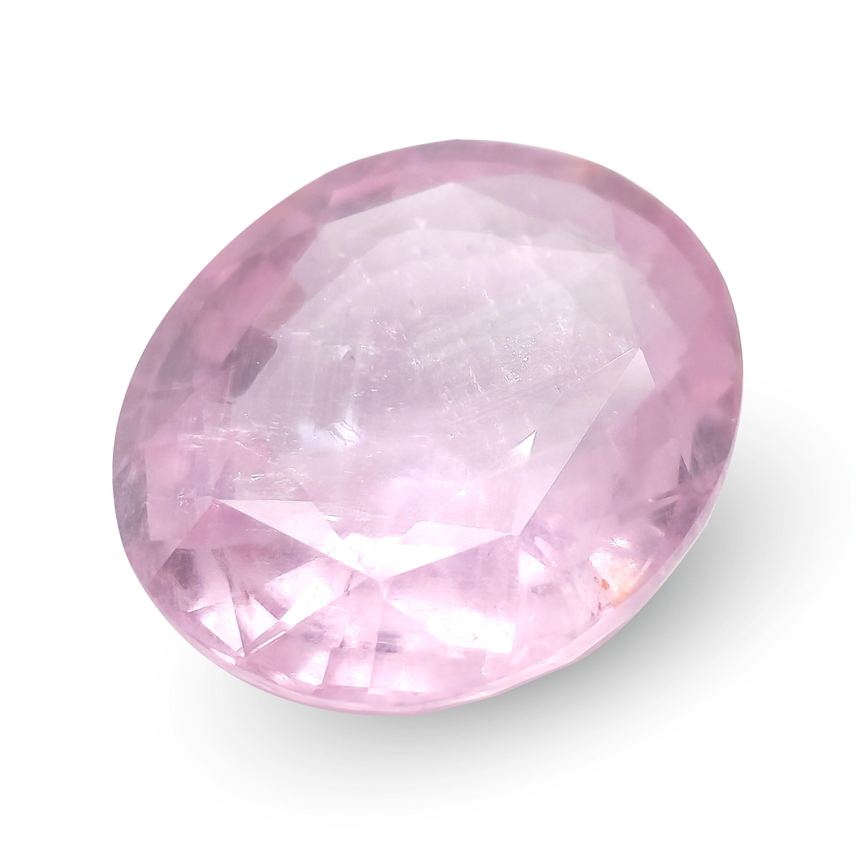 Mixed Cut GIA Certified 10.20 Carats Unheated Pink Sapphire  For Sale