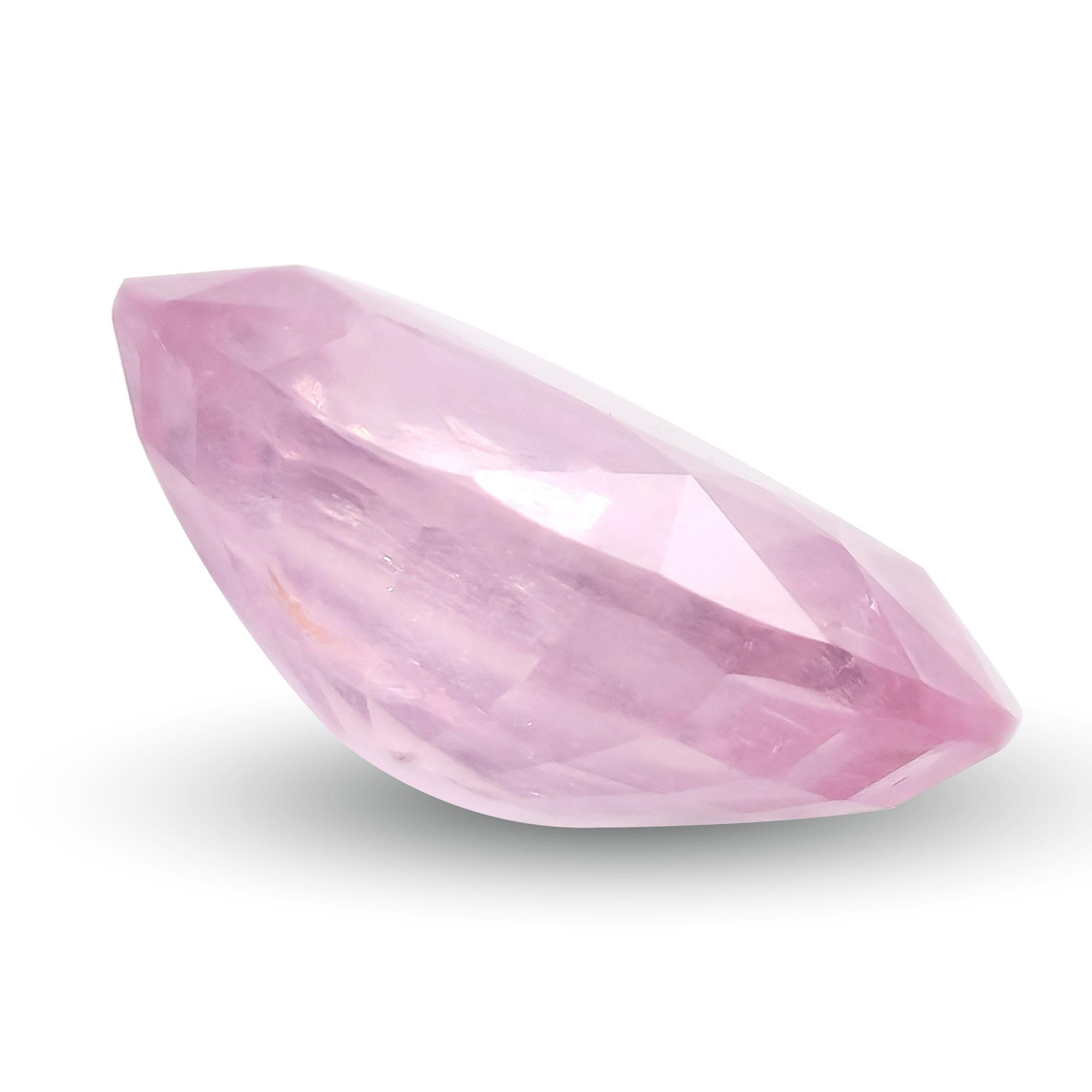 GIA Certified 10.20 Carats Unheated Pink Sapphire  In New Condition For Sale In Los Angeles, CA