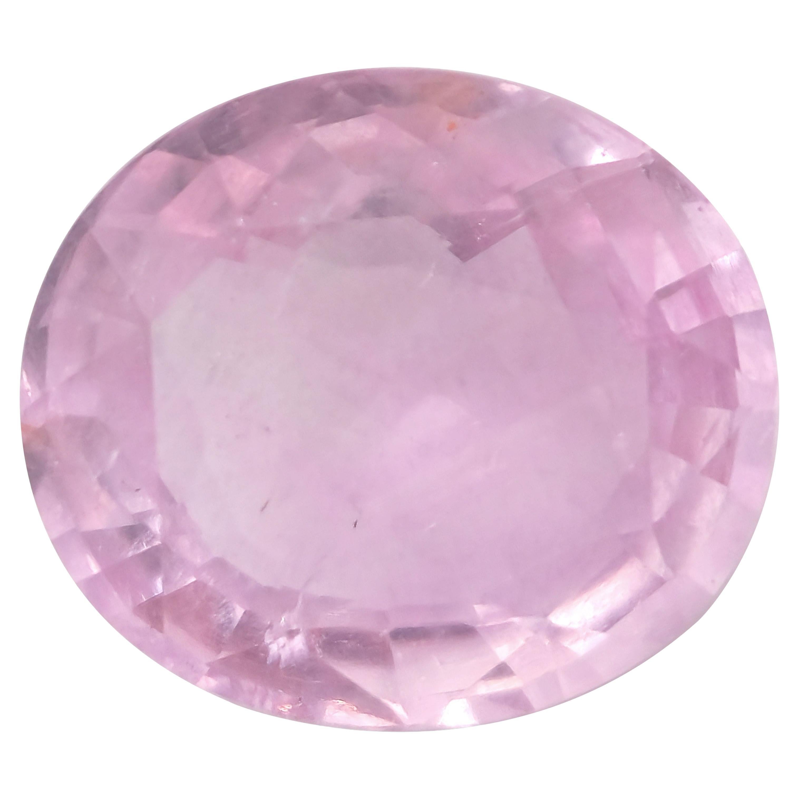 GIA Certified 10.20 Carats Unheated Pink Sapphire  For Sale