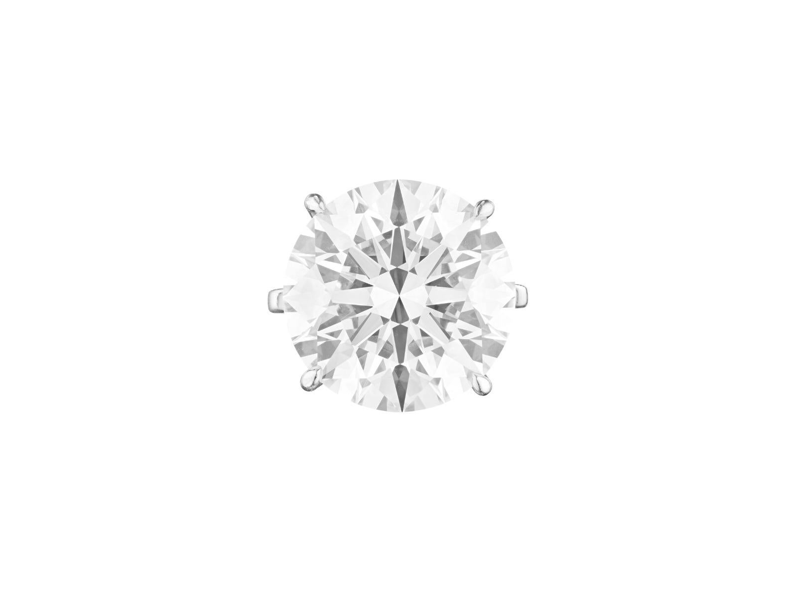 Oval Cut GIA Certified 10.26 Carat Round Cut Diamond Engagement Ring  TYPE 2A For Sale