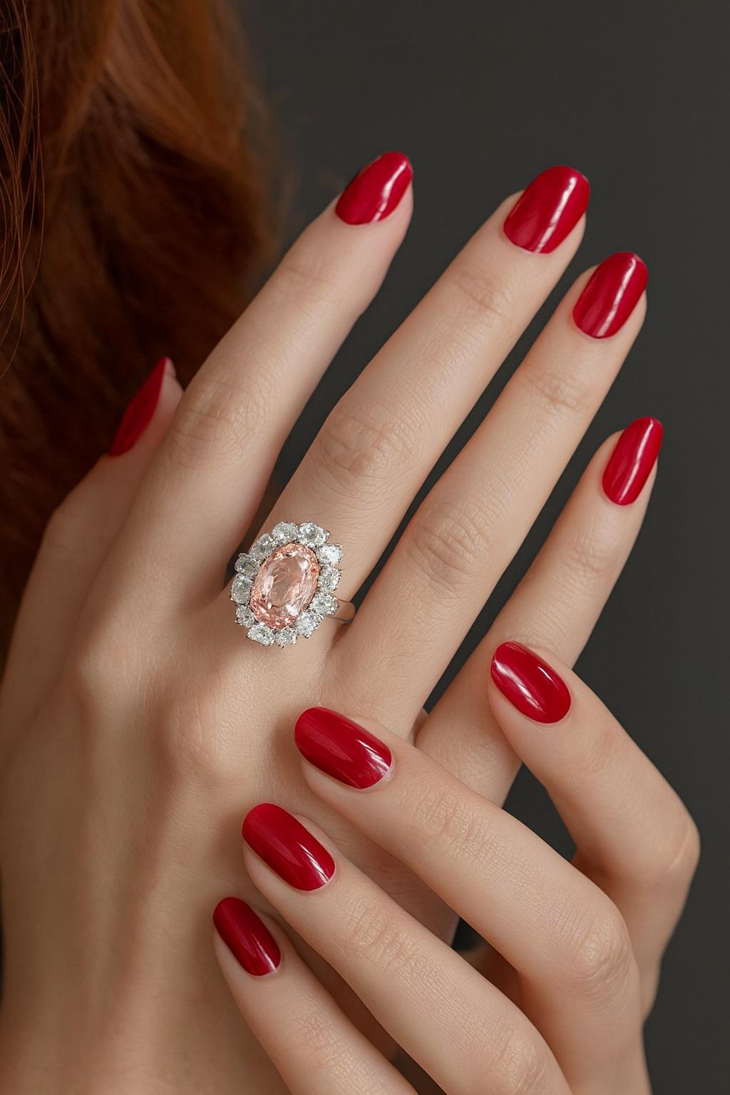 GIA zertifiziert 10,28 Karat Padparadscha Saphir und Diamant Platin Ring (Ovalschliff) im Angebot