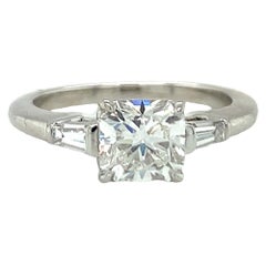 Bague de fiançailles en platine avec diamant certifié GIA de 1,03 carat, de Tiffany & Co.