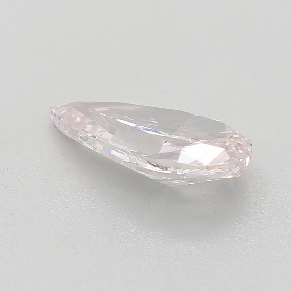 Pear Cut GIA Certified 1.03 Carat Faint Pink VVS1 Clarity Diamond For Sale