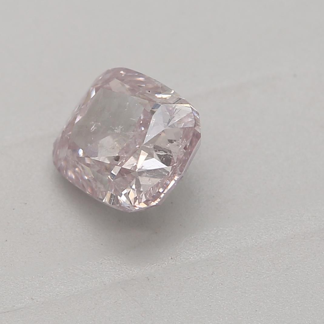 GIA Certified 0.70 Carat Fancy Brownish Purplish Pink I1 Clarity Diamond In New Condition For Sale In บางรัก, TH